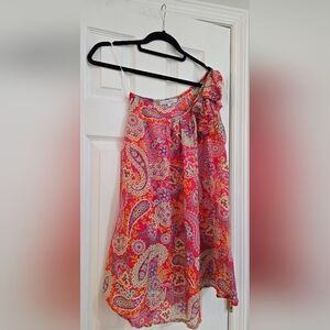 Paisley One-Shoulder Top